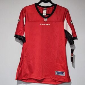 Atlanta Falcons Jersey Womens Size Large Blank Jersey Pro line‎ Red NEW
